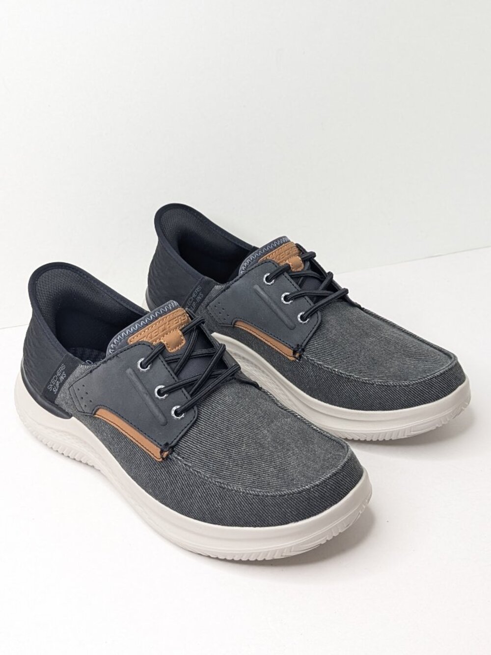 Skechers Hands Free Slip-Ins Hasting Niko Sneakers Black Men's 11
